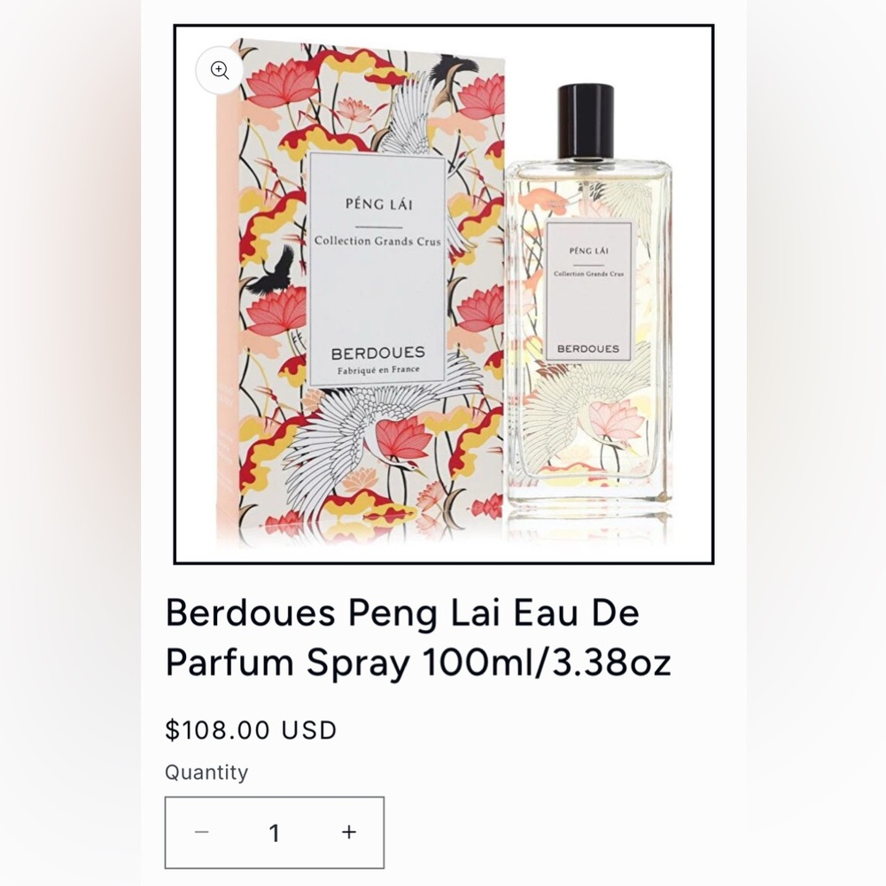 BNIB LE Berdoues Peng Lai EDP - Niche Collection Grands Crus Parfum Osmanthus - Picture 7 of 11
